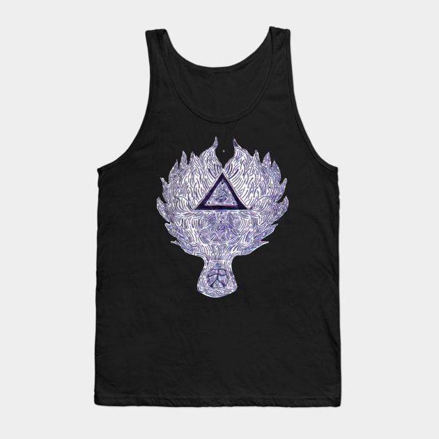 Tribal Hand Drawing 1 - A Spiritual Meaning Tank Top by The AEGIS Alliance